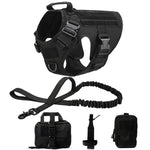 Tactical Military Dog Harness and Leash Set