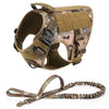 Tactical Military Dog Harness and Leash Set
